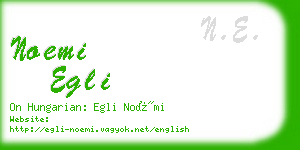 noemi egli business card